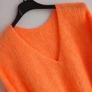 Vibrant Orange Women's Sweater